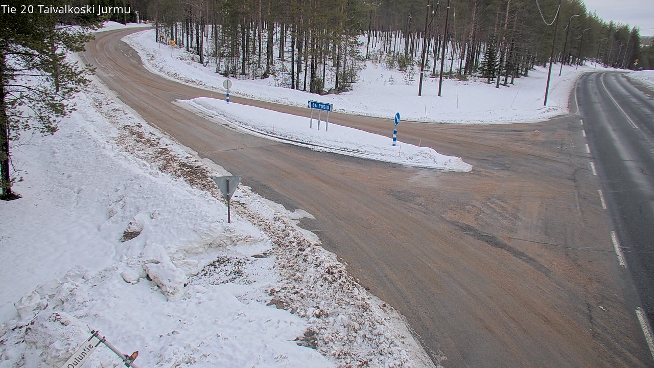 Kelikamerat Kuva Tie 20 Taivalkoski, Jurmu, Taivalkoski, Pohjois-Pohjanmaa