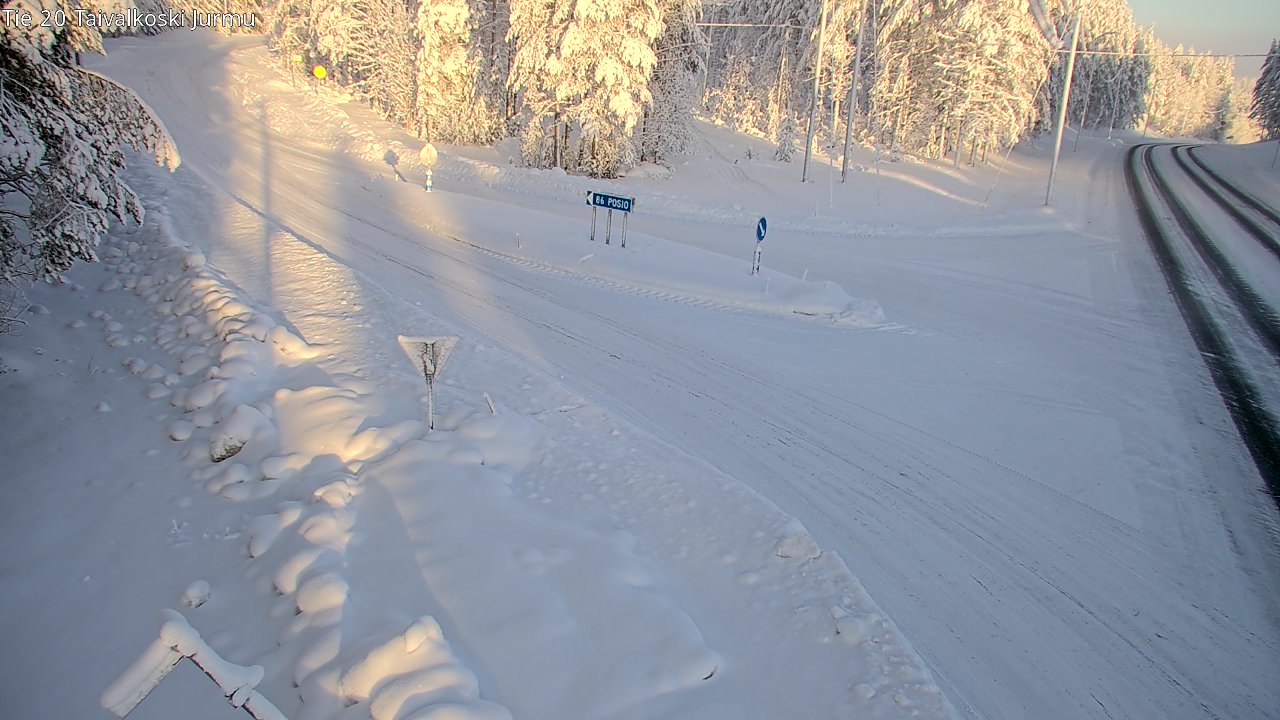 Kelikamerat Kuva Tie 20 Taivalkoski, Jurmu, Taivalkoski, Pohjois-Pohjanmaa