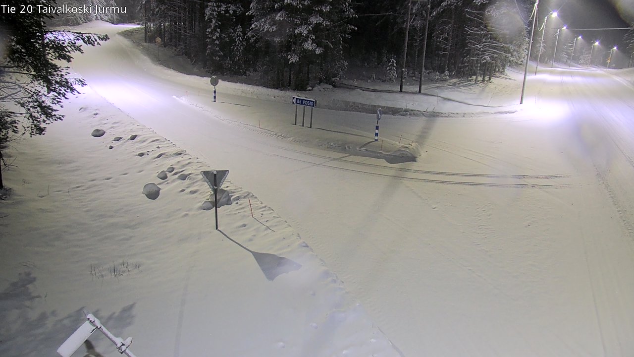 Kelikamerat Kuva Tie 20 Taivalkoski, Jurmu, Taivalkoski, Pohjois-Pohjanmaa