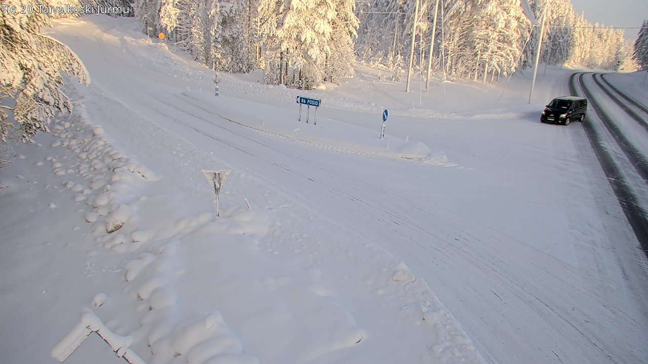 Kelikamerat Kuva Tie 20 Taivalkoski, Jurmu, Taivalkoski, Pohjois-Pohjanmaa