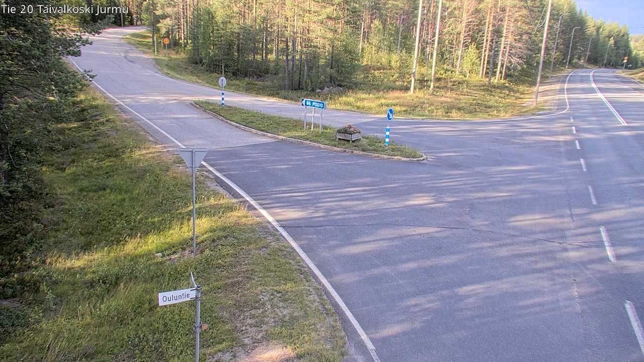 Kelikamerat Kuva Tie 20 Taivalkoski, Jurmu, Taivalkoski, Pohjois-Pohjanmaa