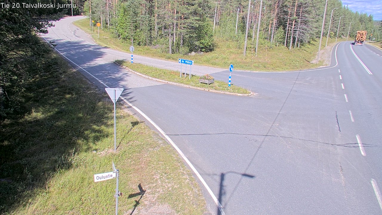 Kelikamerat Kuva Tie 20 Taivalkoski, Jurmu, Taivalkoski, Pohjois-Pohjanmaa