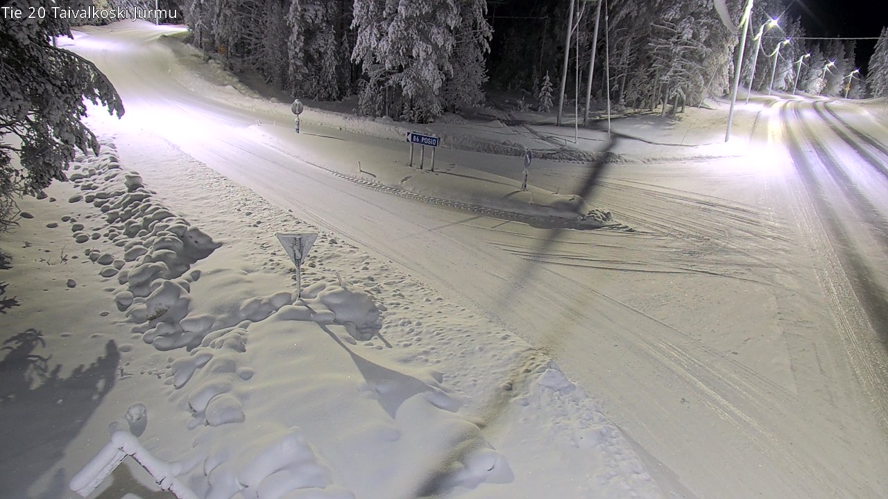 Kelikamerat Kuva Tie 20 Taivalkoski, Jurmu, Taivalkoski, Pohjois-Pohjanmaa