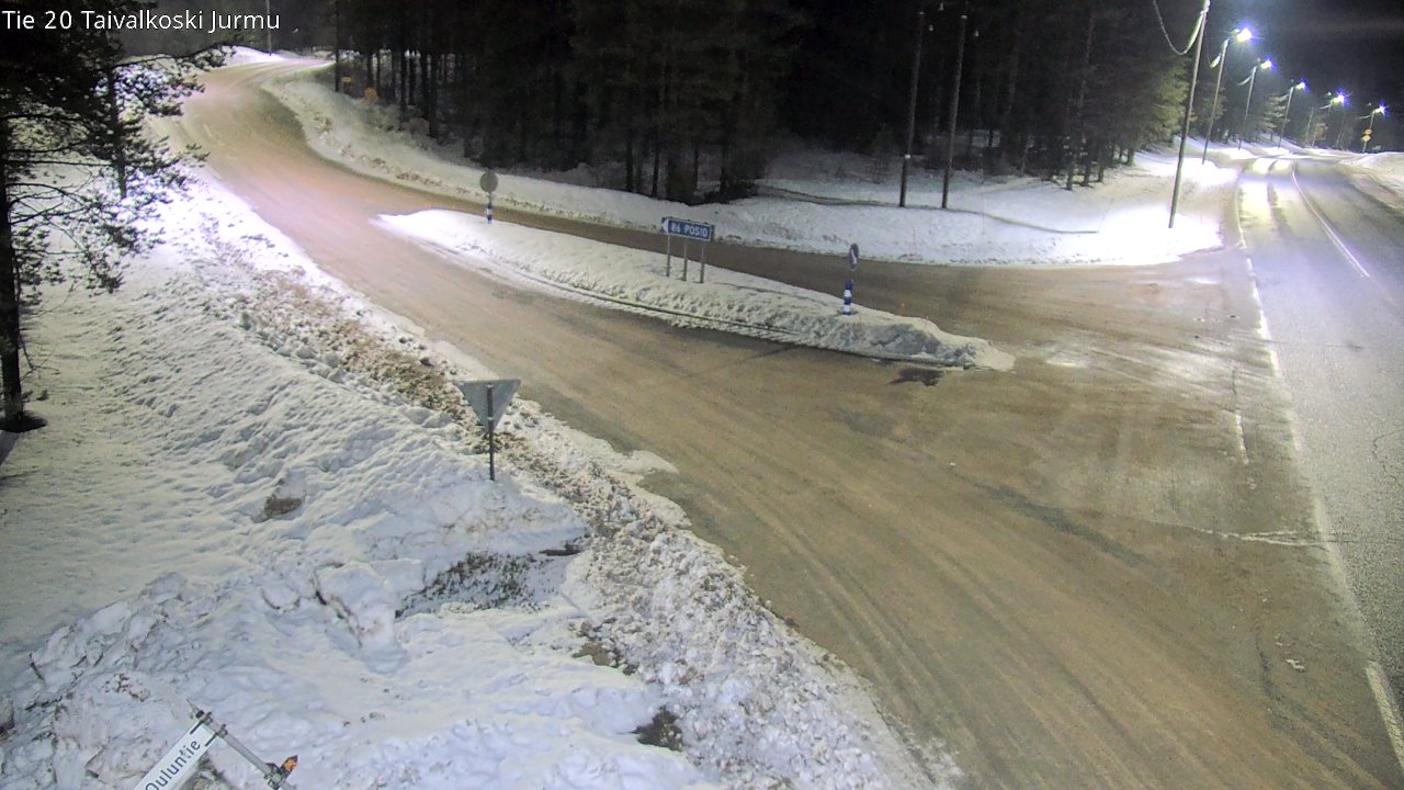 Kelikamerat Kuva Tie 20 Taivalkoski, Jurmu, Taivalkoski, Pohjois-Pohjanmaa