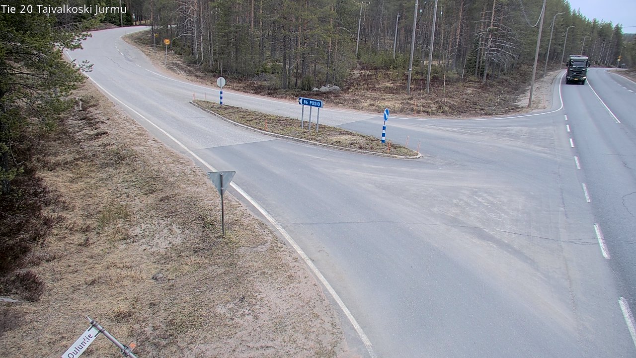 Kelikamerat Kuva Tie 20 Taivalkoski, Jurmu, Taivalkoski, Pohjois-Pohjanmaa