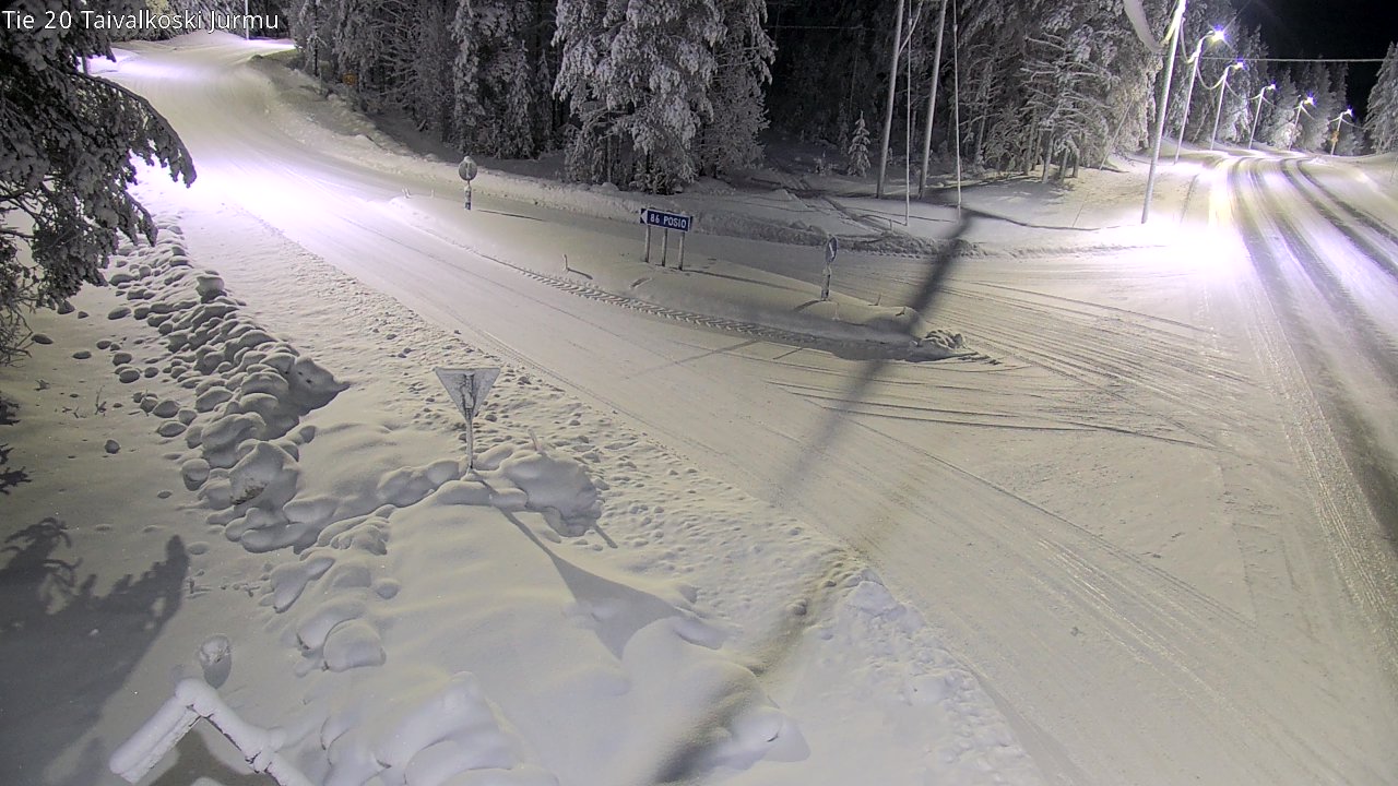 Kelikamerat Kuva Tie 20 Taivalkoski, Jurmu, Taivalkoski, Pohjois-Pohjanmaa