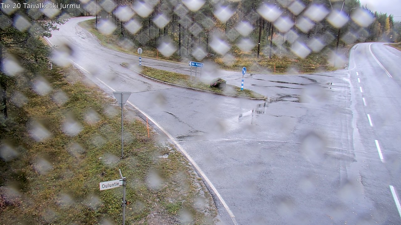 Weather Camera Image Road 20 Taivalkoski, Jurmu, Taivalkoski, Pohjois-Pohjanmaa