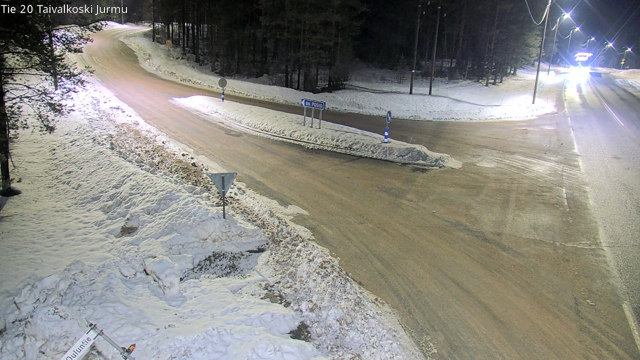 Kelikamerat Kuva Tie 20 Taivalkoski, Jurmu, Taivalkoski, Pohjois-Pohjanmaa