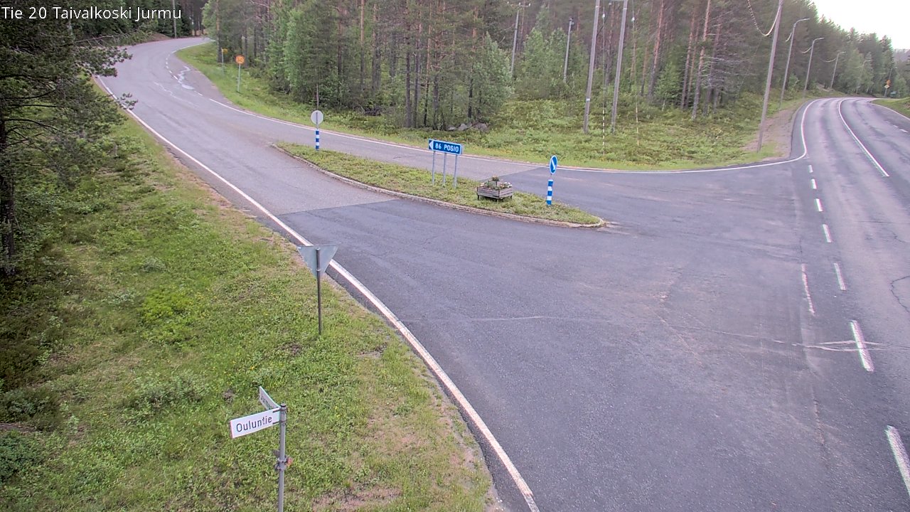 Kelikamerat Kuva Tie 20 Taivalkoski, Jurmu, Taivalkoski, Pohjois-Pohjanmaa
