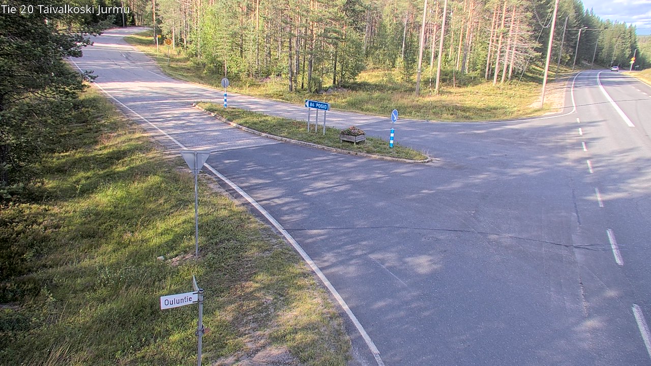 Kelikamerat Kuva Tie 20 Taivalkoski, Jurmu, Taivalkoski, Pohjois-Pohjanmaa