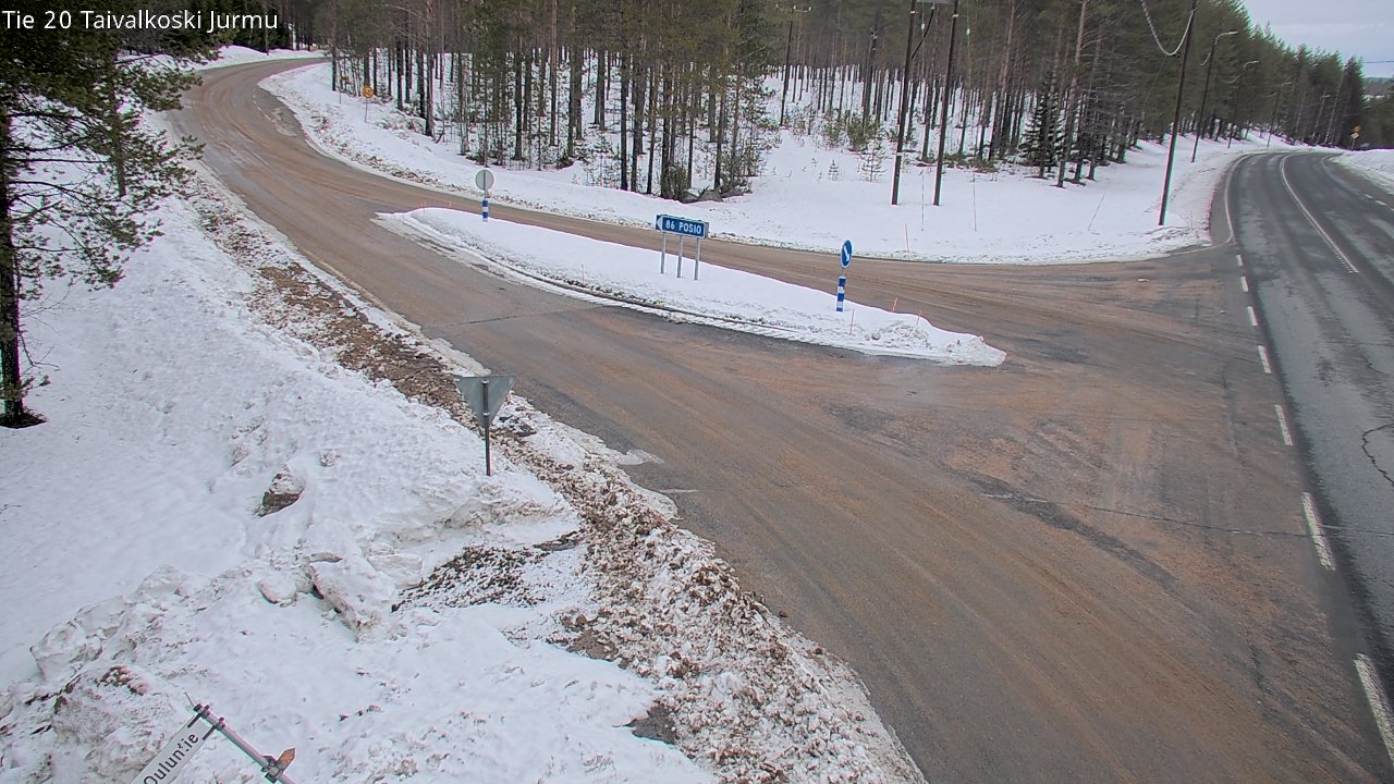 Kelikamerat Kuva Tie 20 Taivalkoski, Jurmu, Taivalkoski, Pohjois-Pohjanmaa
