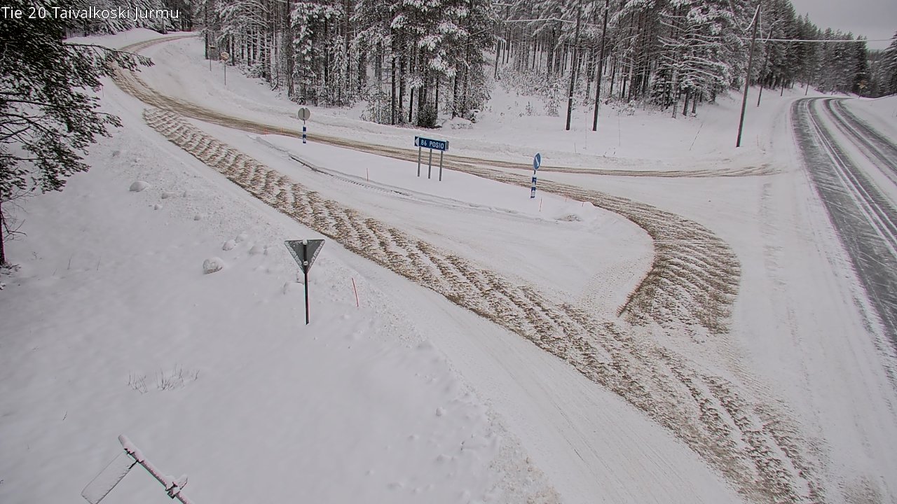 Kelikamerat Kuva Tie 20 Taivalkoski, Jurmu, Taivalkoski, Pohjois-Pohjanmaa