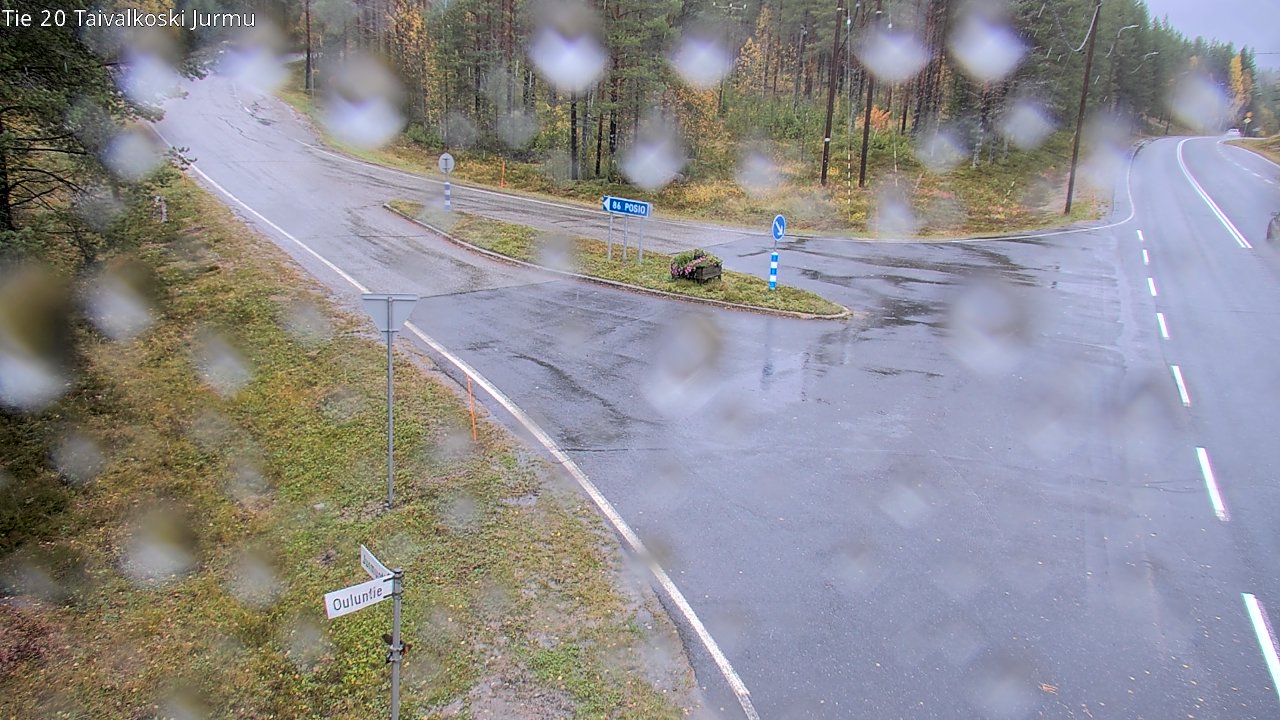 Weather Camera Image Road 20 Taivalkoski, Jurmu, Taivalkoski, Pohjois-Pohjanmaa