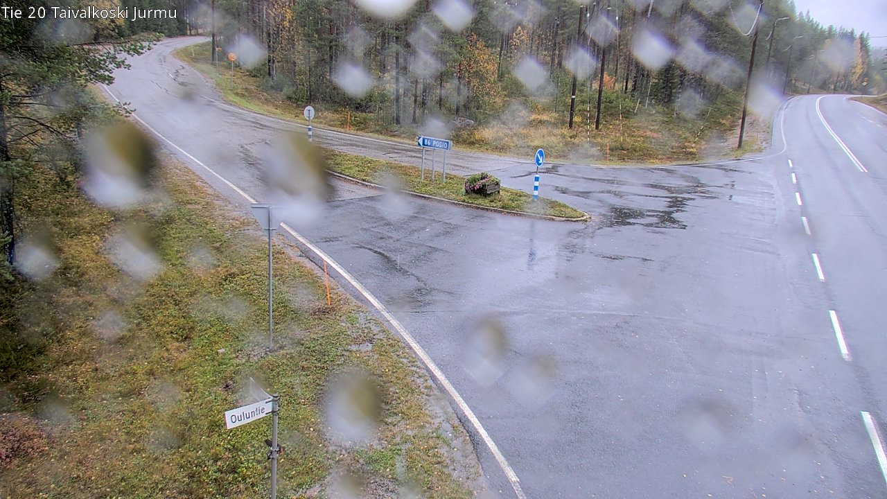 Weather Camera Image Road 20 Taivalkoski, Jurmu, Taivalkoski, Pohjois-Pohjanmaa