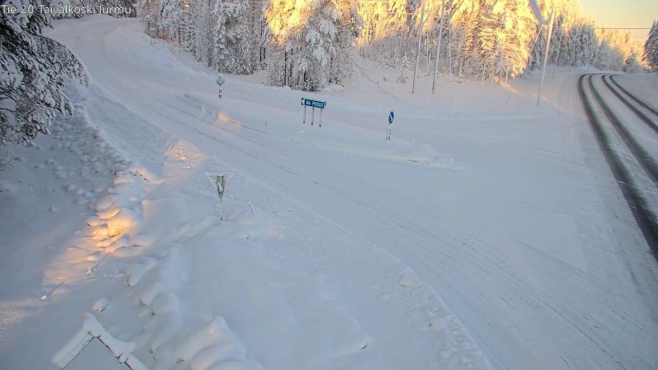 Kelikamerat Kuva Tie 20 Taivalkoski, Jurmu, Taivalkoski, Pohjois-Pohjanmaa