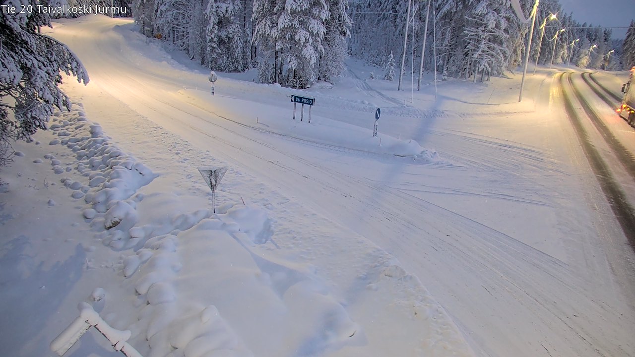 Kelikamerat Kuva Tie 20 Taivalkoski, Jurmu, Taivalkoski, Pohjois-Pohjanmaa