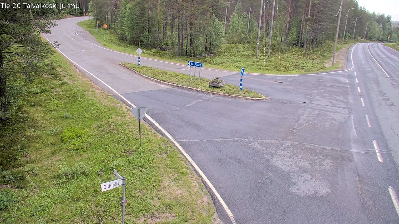Kelikamerat Kuva Tie 20 Taivalkoski, Jurmu, Taivalkoski, Pohjois-Pohjanmaa
