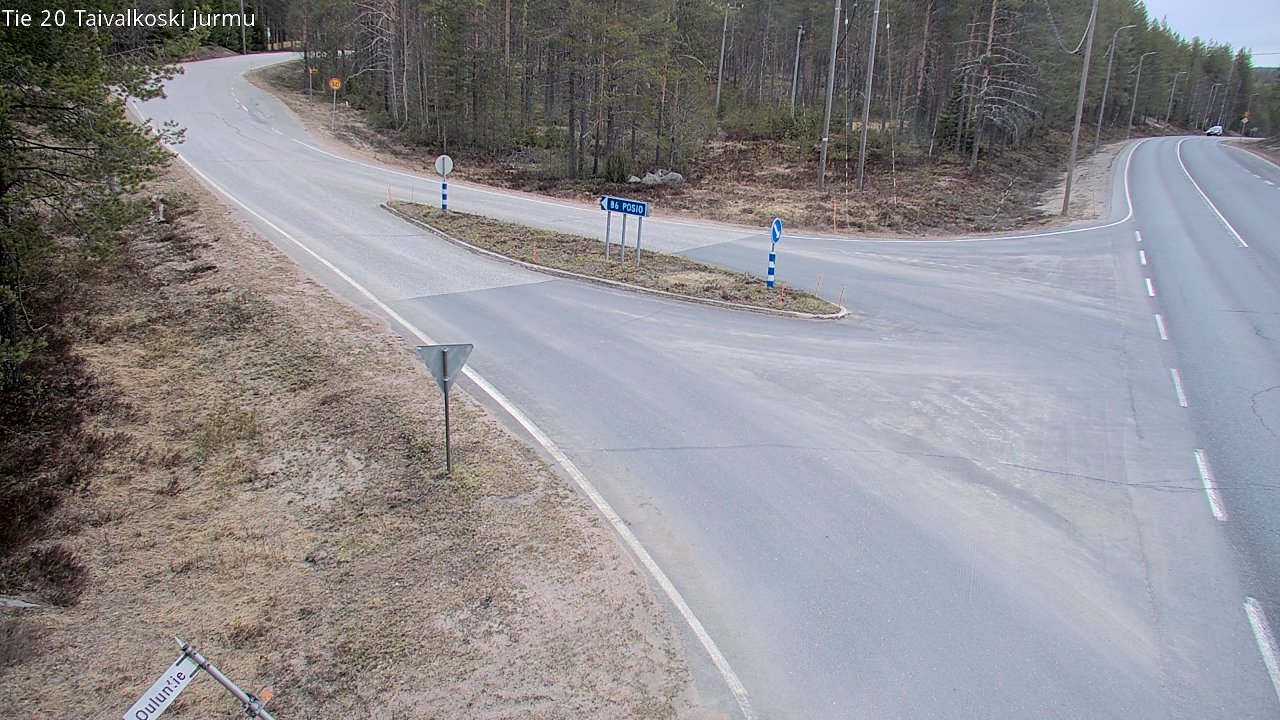 Kelikamerat Kuva Tie 20 Taivalkoski, Jurmu, Taivalkoski, Pohjois-Pohjanmaa
