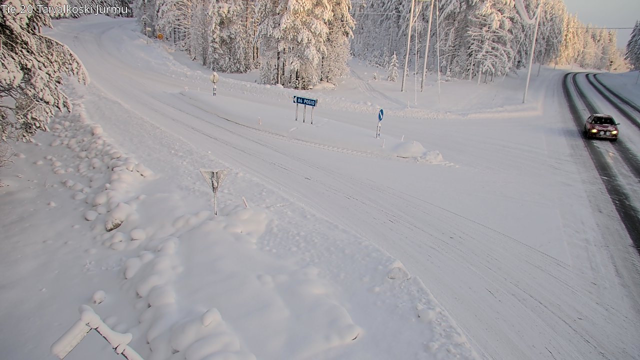 Kelikamerat Kuva Tie 20 Taivalkoski, Jurmu, Taivalkoski, Pohjois-Pohjanmaa
