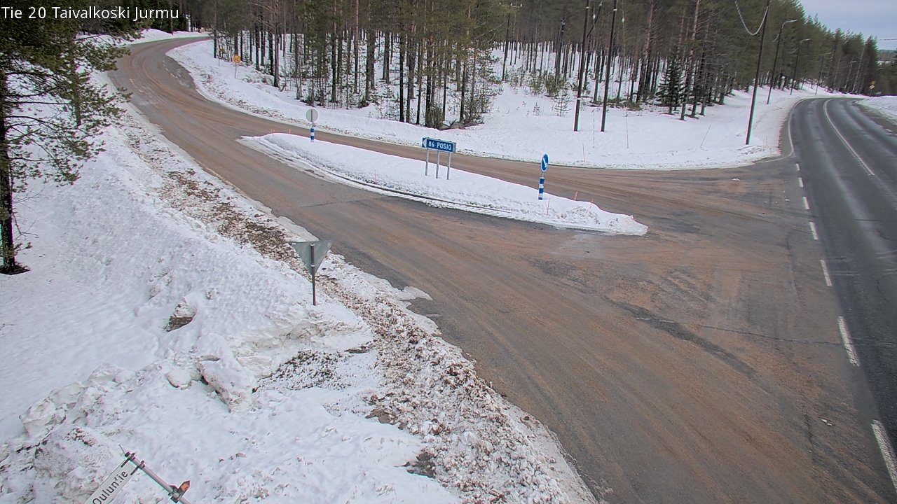 Kelikamerat Kuva Tie 20 Taivalkoski, Jurmu, Taivalkoski, Pohjois-Pohjanmaa