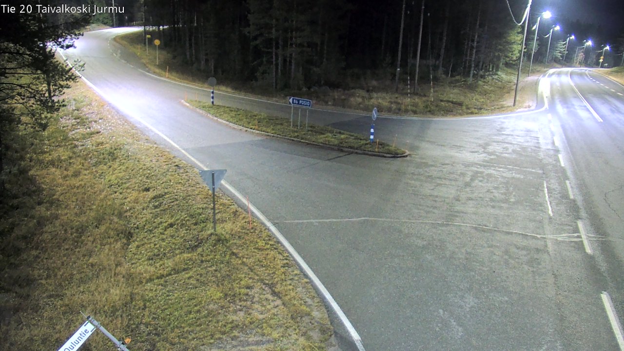 Kelikamerat Kuva Tie 20 Taivalkoski, Jurmu, Taivalkoski, Pohjois-Pohjanmaa