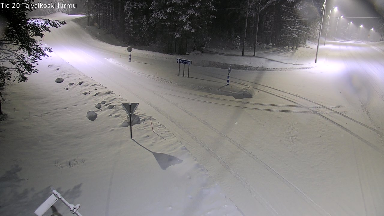 Kelikamerat Kuva Tie 20 Taivalkoski, Jurmu, Taivalkoski, Pohjois-Pohjanmaa