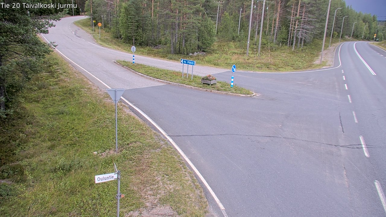 Kelikamerat Kuva Tie 20 Taivalkoski, Jurmu, Taivalkoski, Pohjois-Pohjanmaa