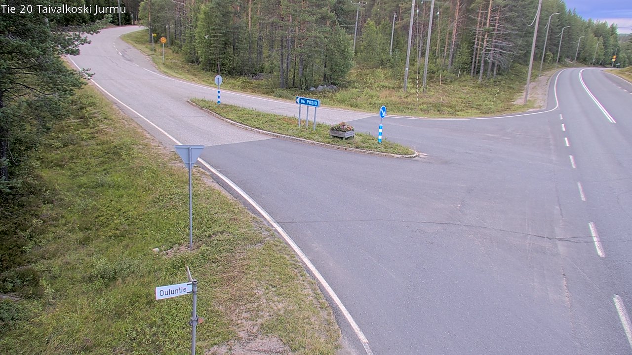 Kelikamerat Kuva Tie 20 Taivalkoski, Jurmu, Taivalkoski, Pohjois-Pohjanmaa