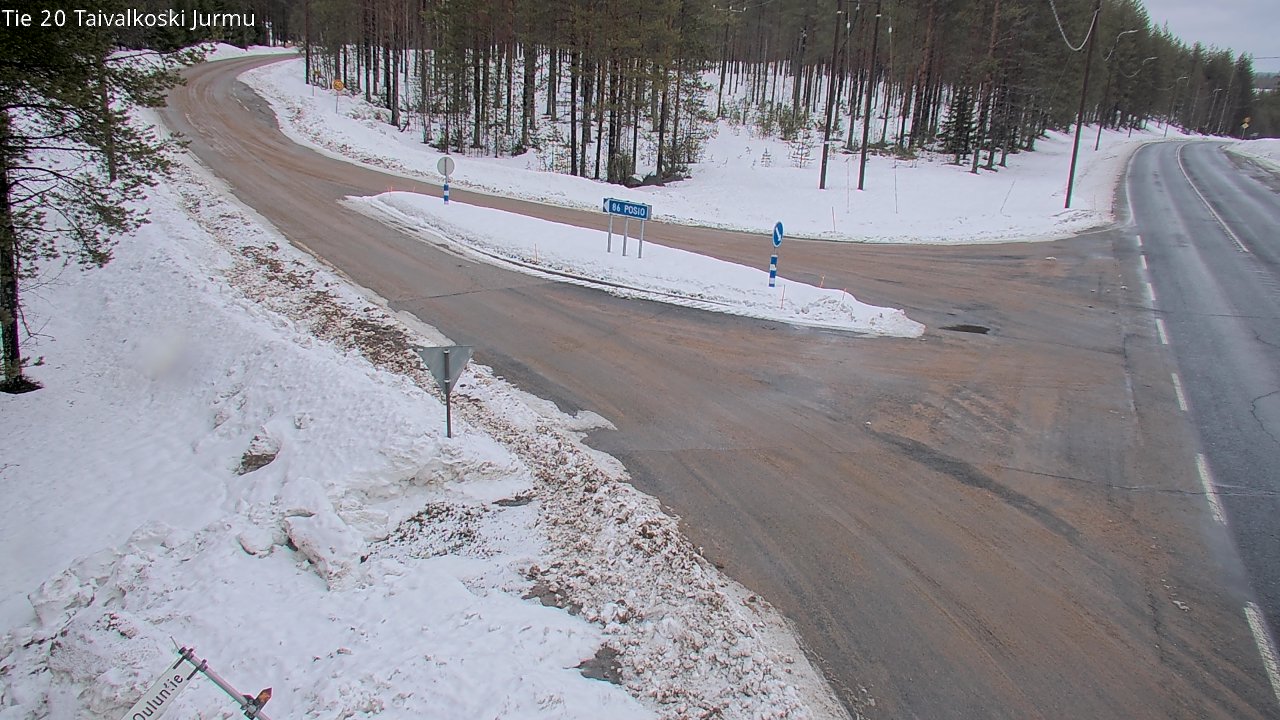 Kelikamerat Kuva Tie 20 Taivalkoski, Jurmu, Taivalkoski, Pohjois-Pohjanmaa