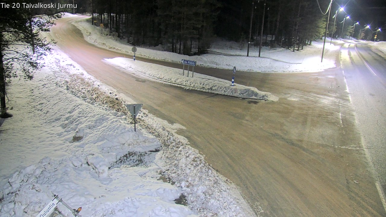 Kelikamerat Kuva Tie 20 Taivalkoski, Jurmu, Taivalkoski, Pohjois-Pohjanmaa