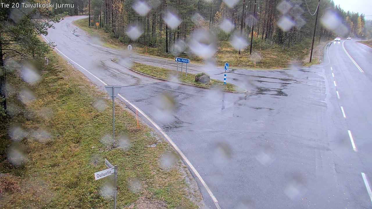 Weather Camera Image Road 20 Taivalkoski, Jurmu, Taivalkoski, Pohjois-Pohjanmaa