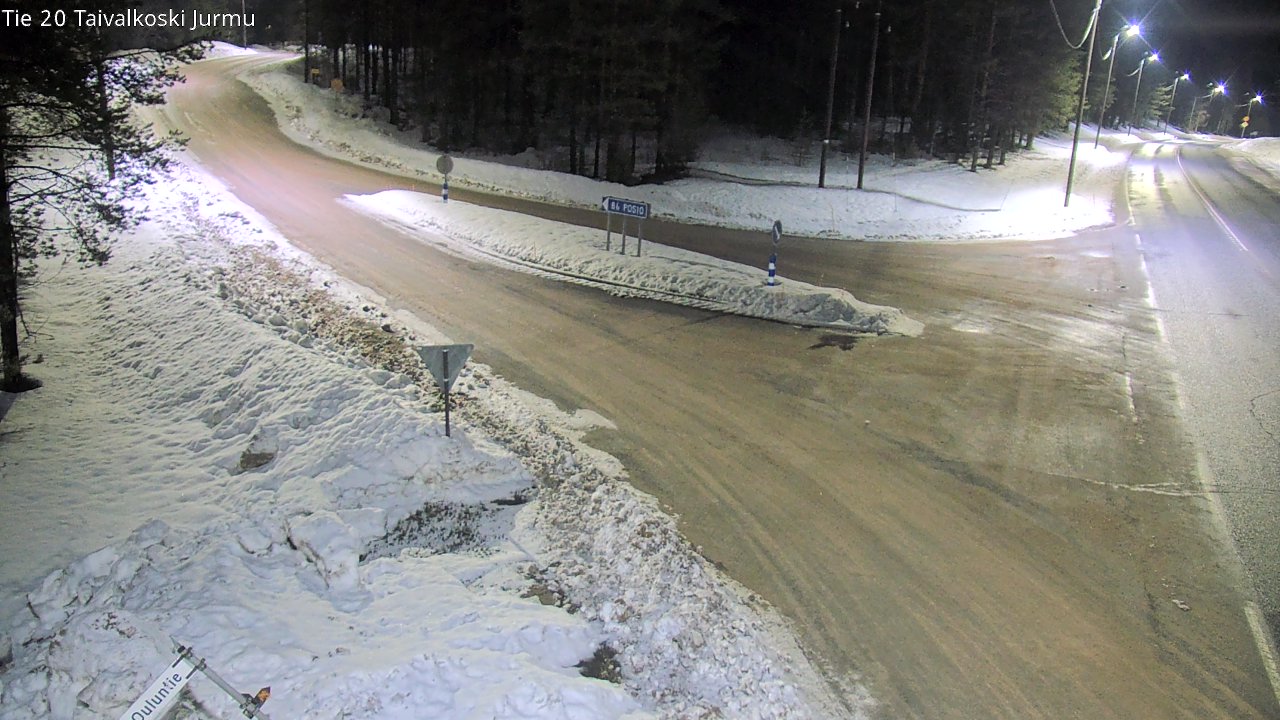 Kelikamerat Kuva Tie 20 Taivalkoski, Jurmu, Taivalkoski, Pohjois-Pohjanmaa