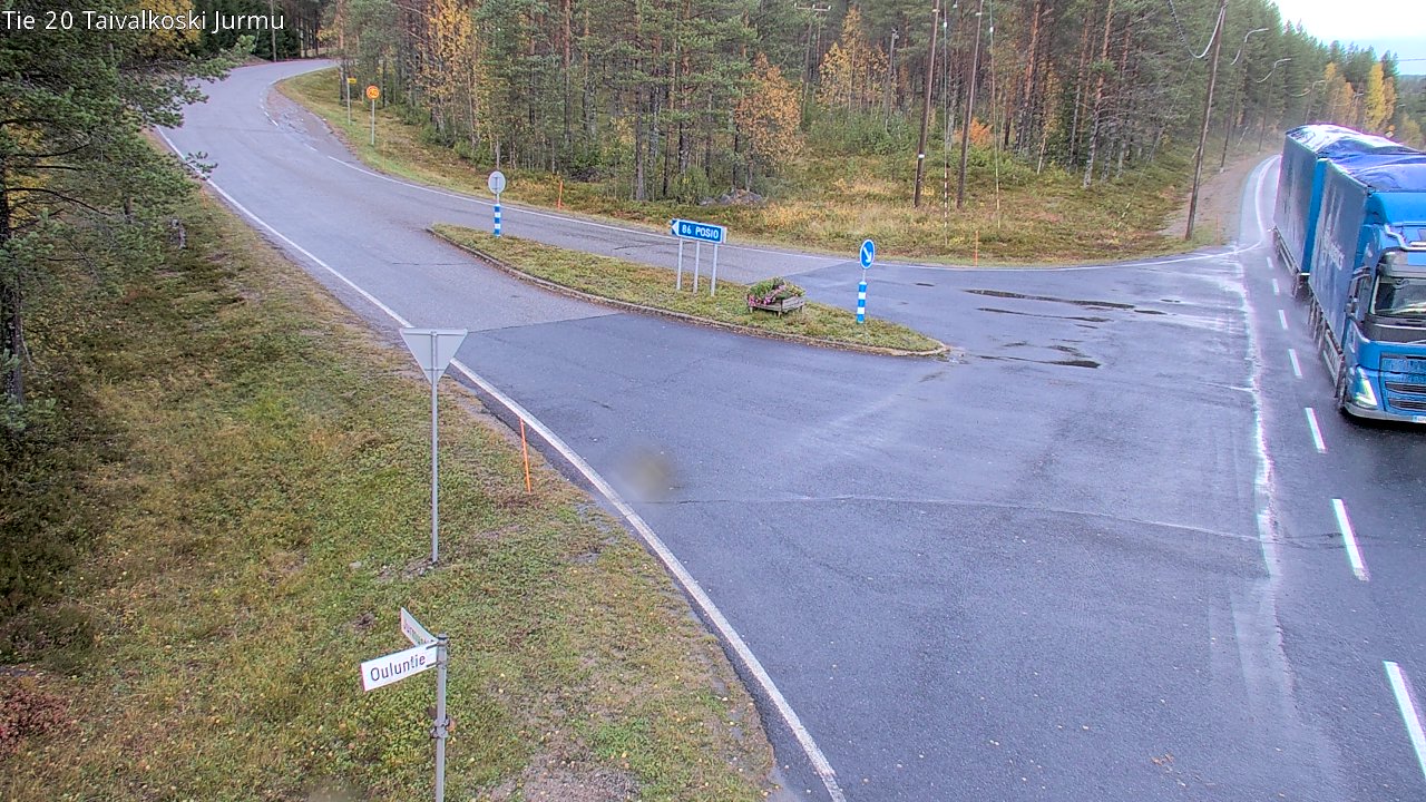 Kelikamerat Kuva Tie 20 Taivalkoski, Jurmu, Taivalkoski, Pohjois-Pohjanmaa