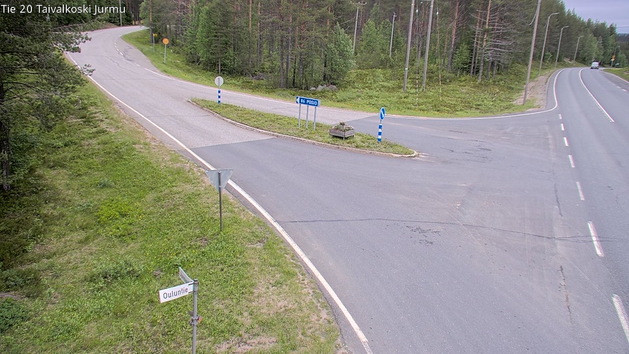 Kelikamerat Kuva Tie 20 Taivalkoski, Jurmu, Taivalkoski, Pohjois-Pohjanmaa