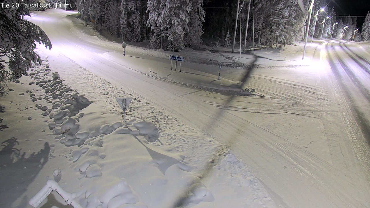 Kelikamerat Kuva Tie 20 Taivalkoski, Jurmu, Taivalkoski, Pohjois-Pohjanmaa