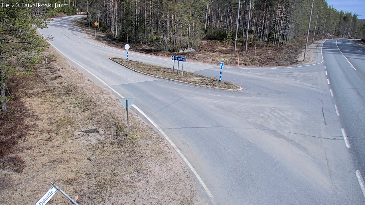Kelikamerat Kuva Tie 20 Taivalkoski, Jurmu, Taivalkoski, Pohjois-Pohjanmaa