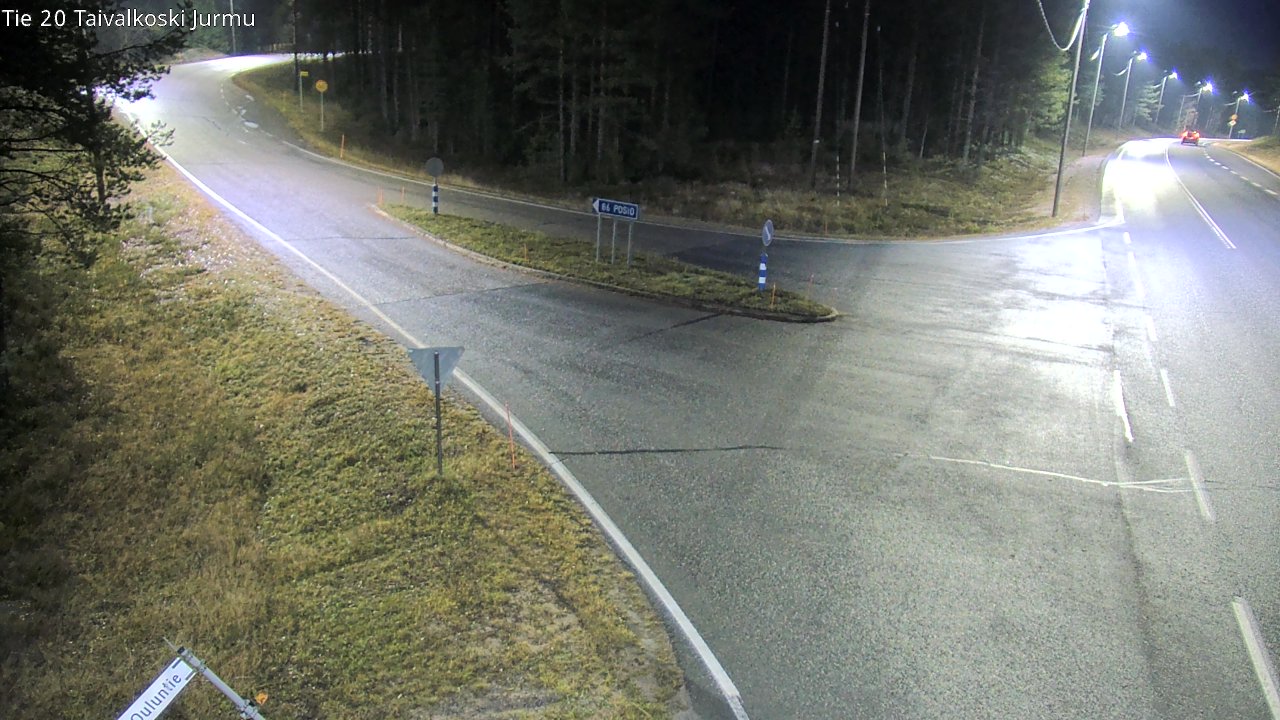 Kelikamerat Kuva Tie 20 Taivalkoski, Jurmu, Taivalkoski, Pohjois-Pohjanmaa