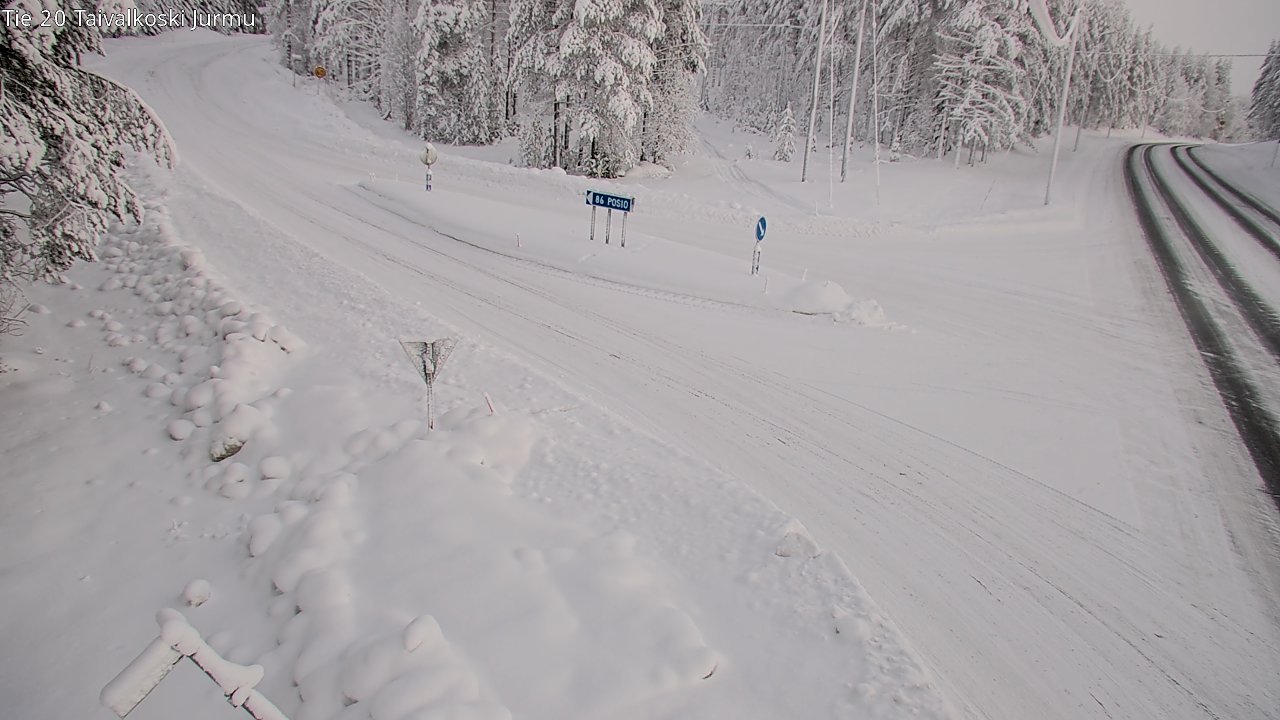 Kelikamerat Kuva Tie 20 Taivalkoski, Jurmu, Taivalkoski, Pohjois-Pohjanmaa