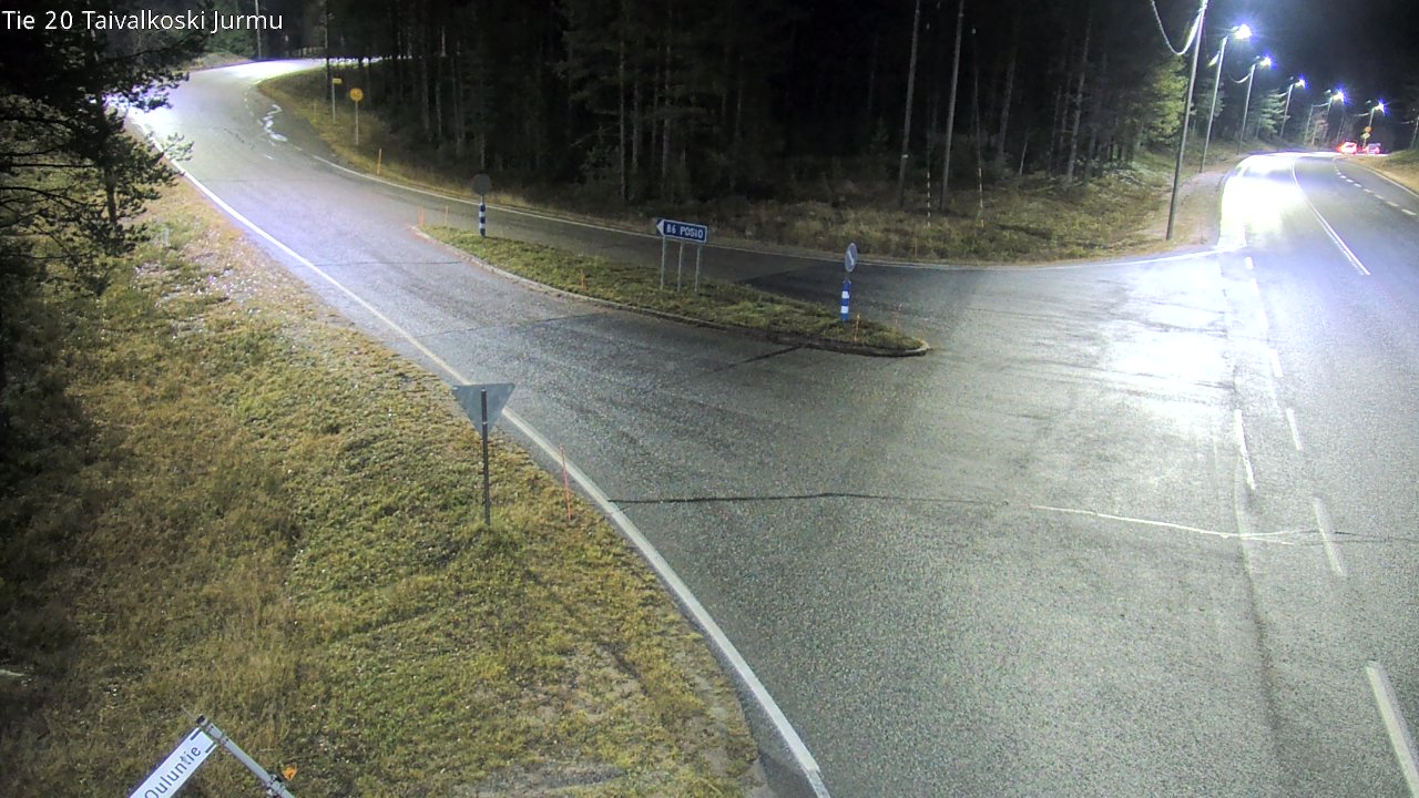 Kelikamerat Kuva Tie 20 Taivalkoski, Jurmu, Taivalkoski, Pohjois-Pohjanmaa