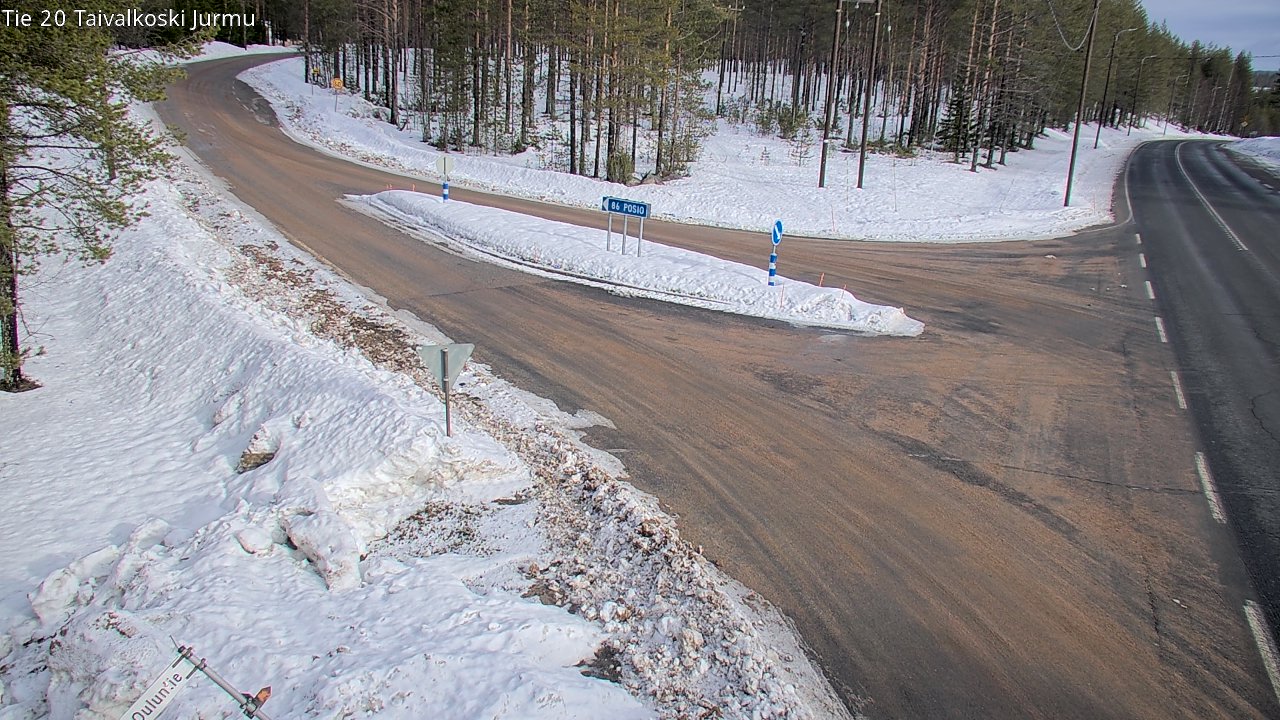 Kelikamerat Kuva Tie 20 Taivalkoski, Jurmu, Taivalkoski, Pohjois-Pohjanmaa