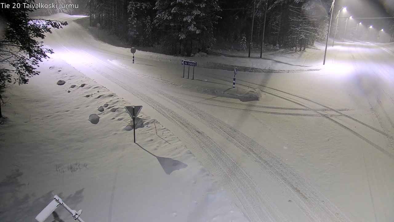 Kelikamerat Kuva Tie 20 Taivalkoski, Jurmu, Taivalkoski, Pohjois-Pohjanmaa