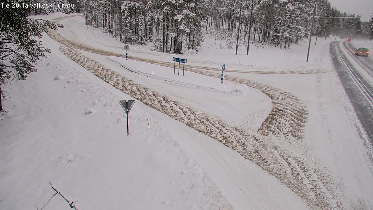 Kelikamerat Kuva Tie 20 Taivalkoski, Jurmu, Taivalkoski, Pohjois-Pohjanmaa