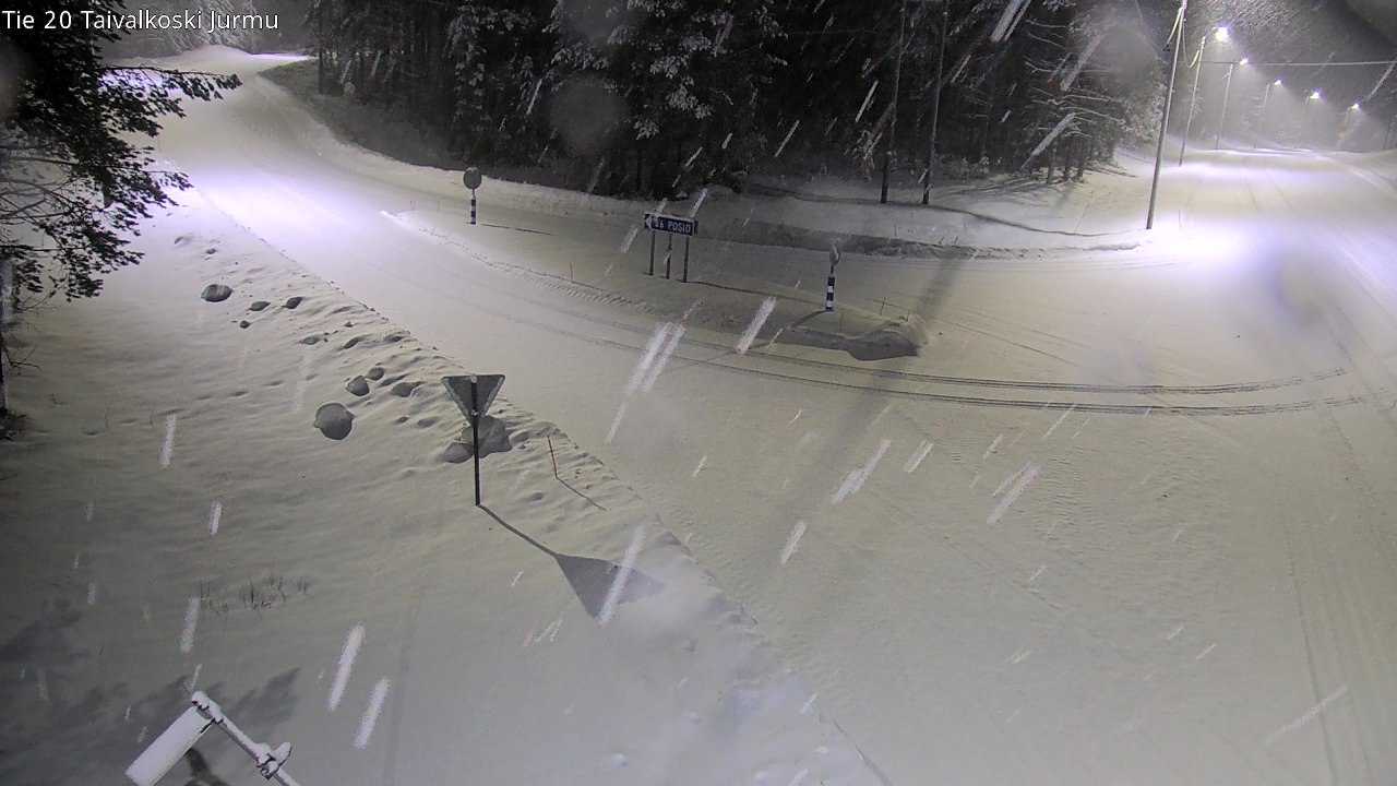 Kelikamerat Kuva Tie 20 Taivalkoski, Jurmu, Taivalkoski, Pohjois-Pohjanmaa