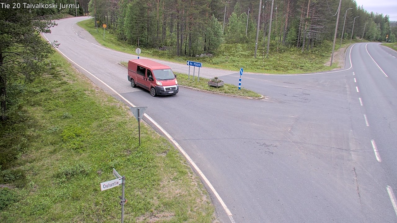 Kelikamerat Kuva Tie 20 Taivalkoski, Jurmu, Taivalkoski, Pohjois-Pohjanmaa