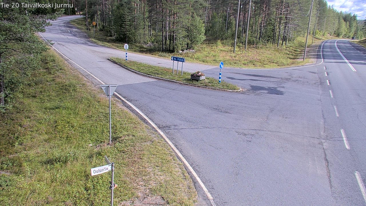 Kelikamerat Kuva Tie 20 Taivalkoski, Jurmu, Taivalkoski, Pohjois-Pohjanmaa