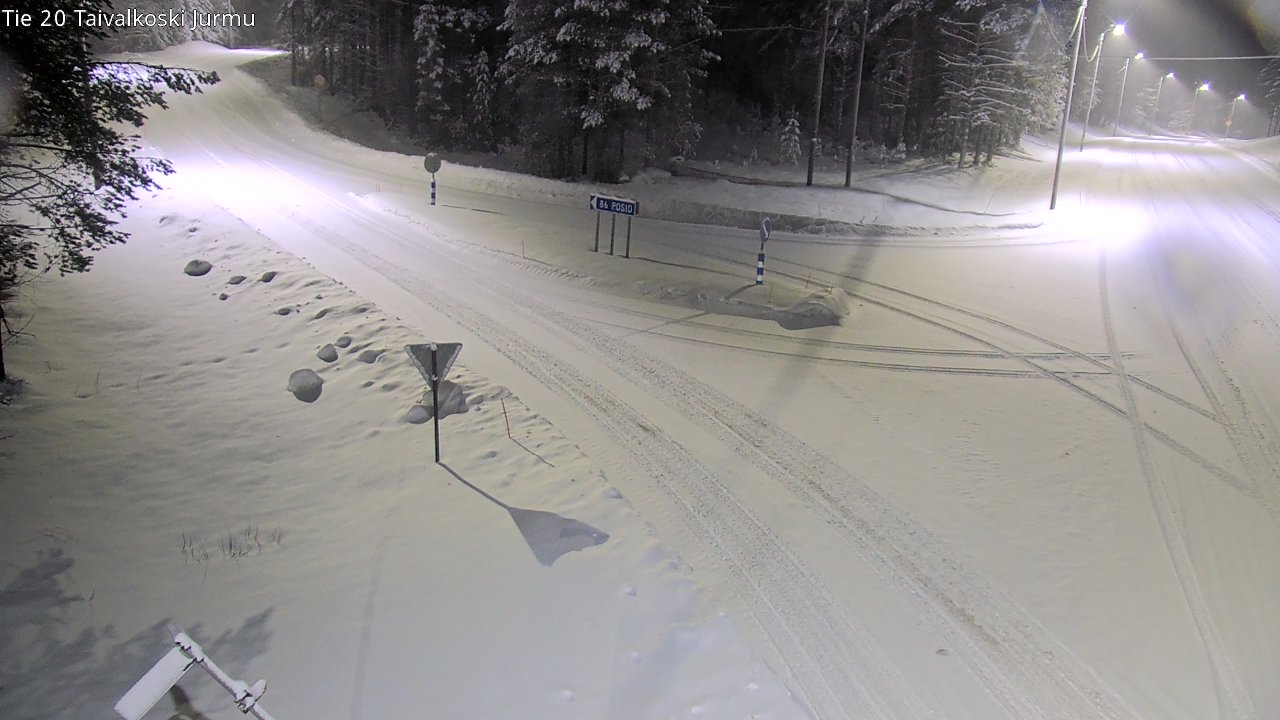 Kelikamerat Kuva Tie 20 Taivalkoski, Jurmu, Taivalkoski, Pohjois-Pohjanmaa