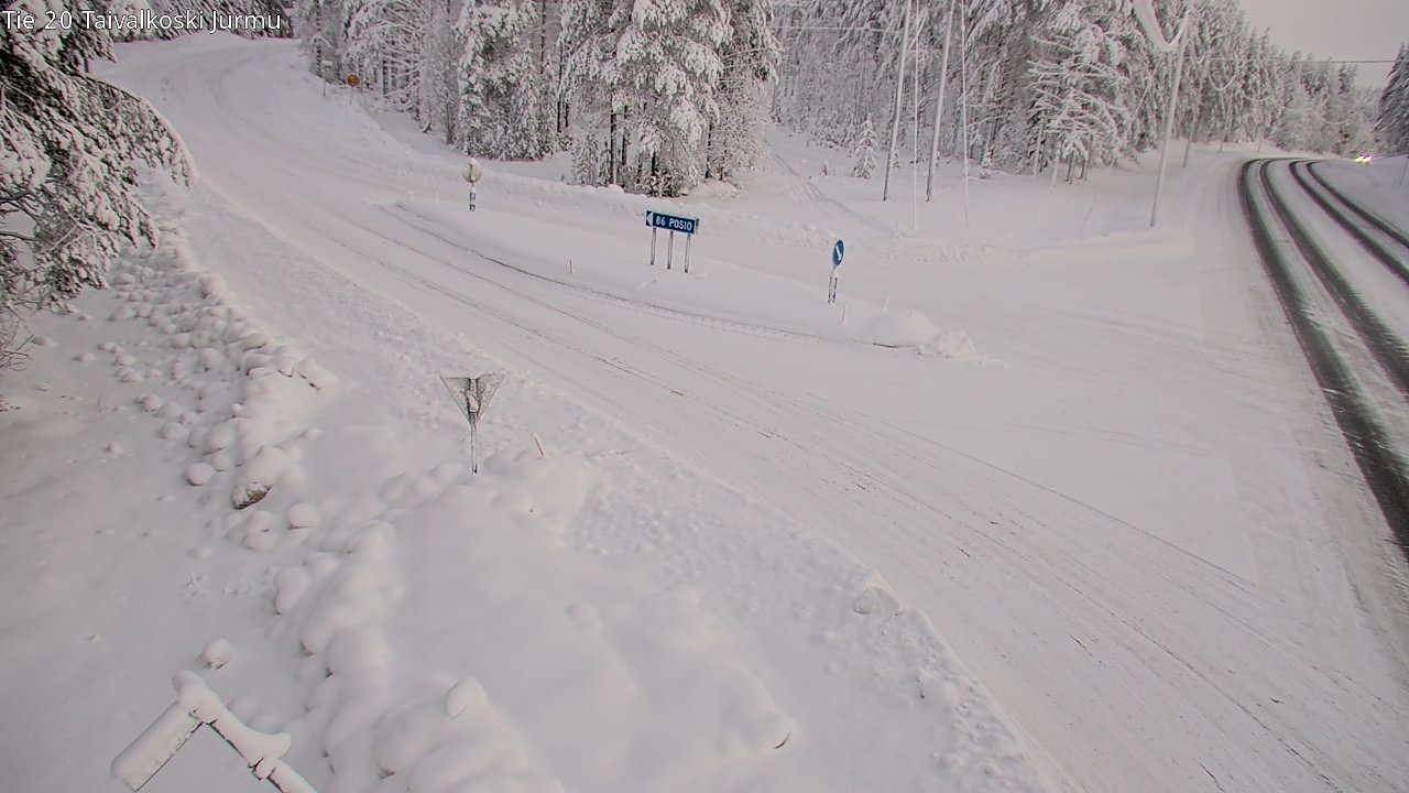 Kelikamerat Kuva Tie 20 Taivalkoski, Jurmu, Taivalkoski, Pohjois-Pohjanmaa
