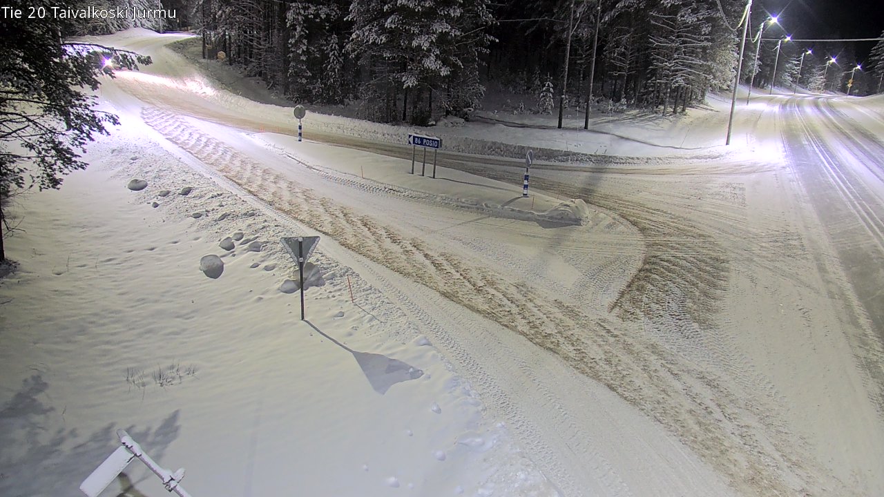 Kelikamerat Kuva Tie 20 Taivalkoski, Jurmu, Taivalkoski, Pohjois-Pohjanmaa