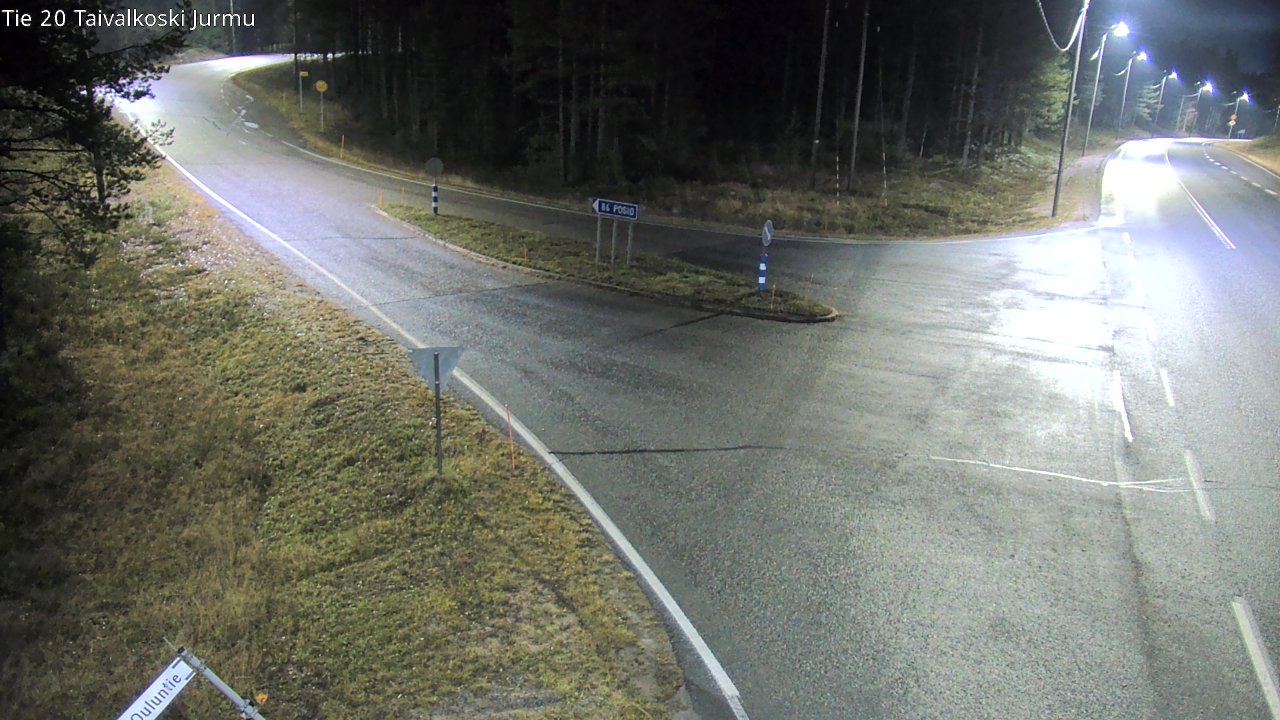 Kelikamerat Kuva Tie 20 Taivalkoski, Jurmu, Taivalkoski, Pohjois-Pohjanmaa