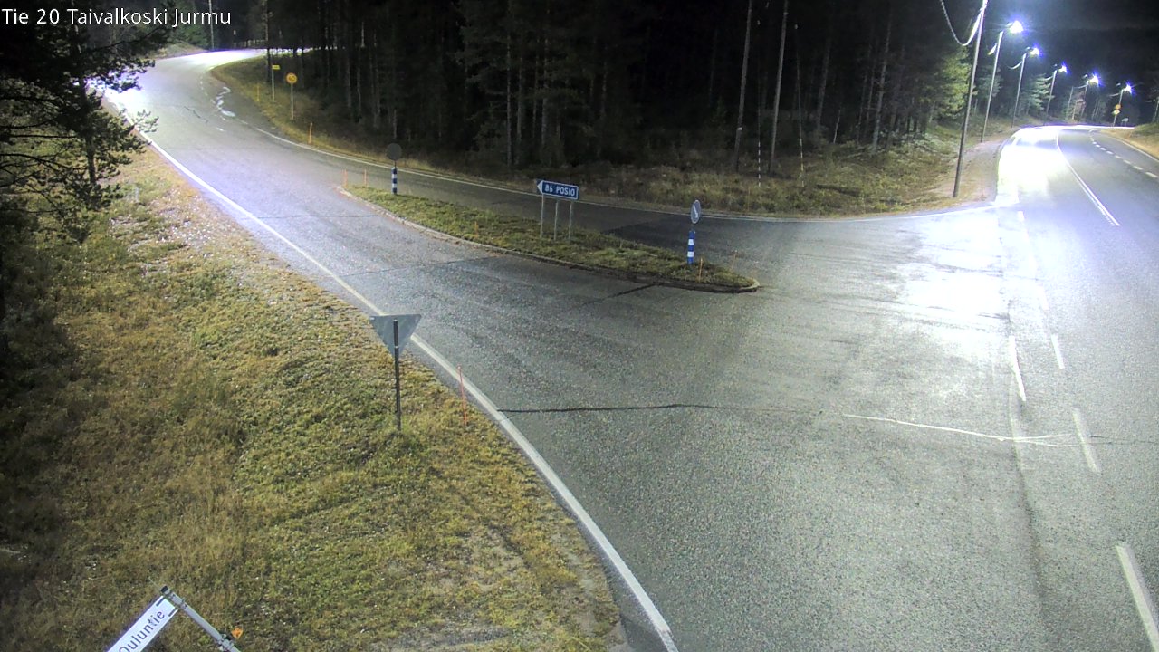 Kelikamerat Kuva Tie 20 Taivalkoski, Jurmu, Taivalkoski, Pohjois-Pohjanmaa